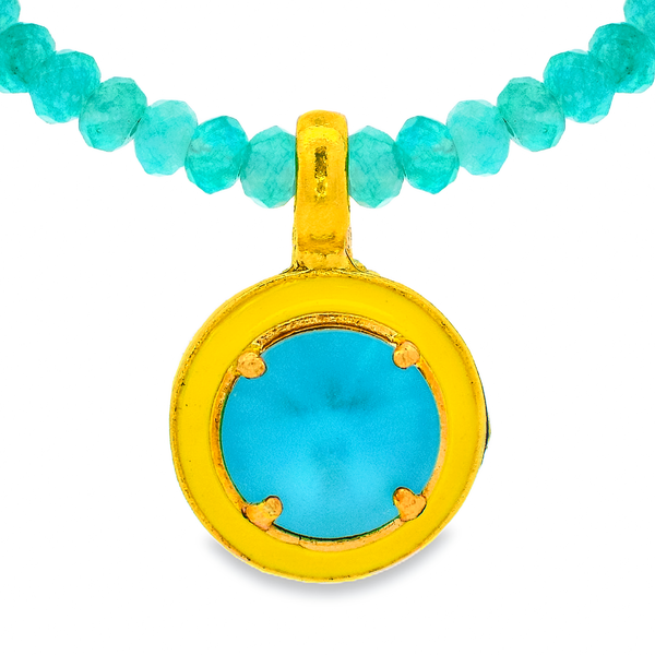 TOVA Dakota Necklace in Yellow