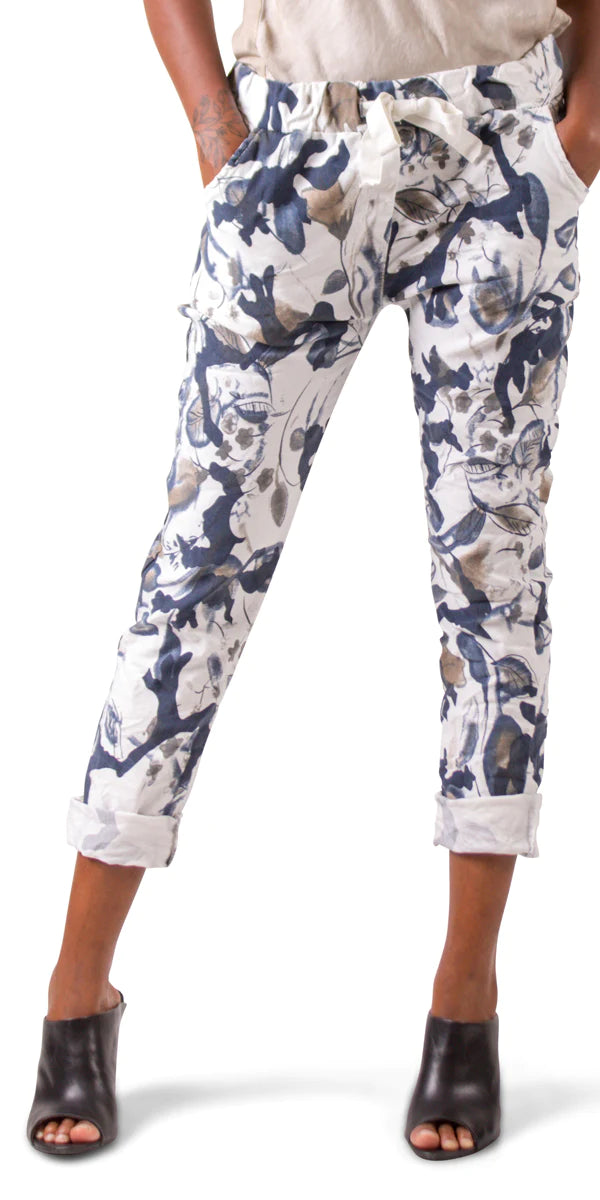 Gigi Moda Petalo Tie Waist Pants