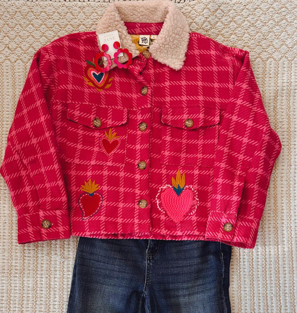 Ivy Jane Sacred Heart Plaid Jacket
