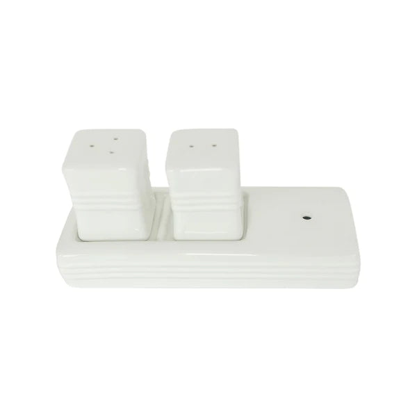 NF Pinstripe Salt & Pepper Shakers
