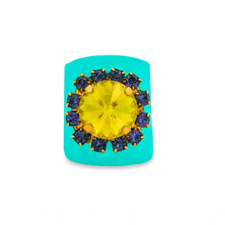 Buy turquoise TOVA Jacci Ring in Enamel