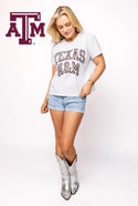 Queen of Sparkles Collegiate Multi Jeweled Tee