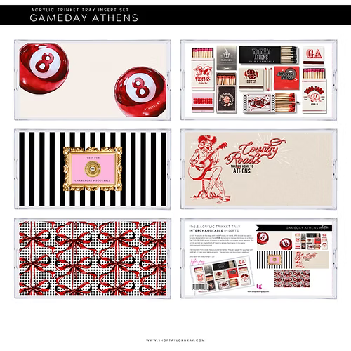 Taylor Gray 11x17 Acrylic Tray Interchangeable Inserts