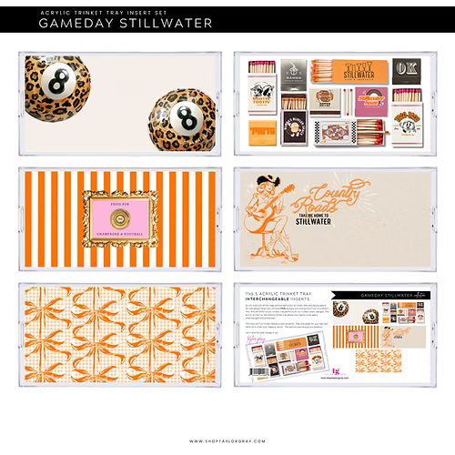 Taylor Gray 11x17 Acrylic Tray Interchangeable Inserts