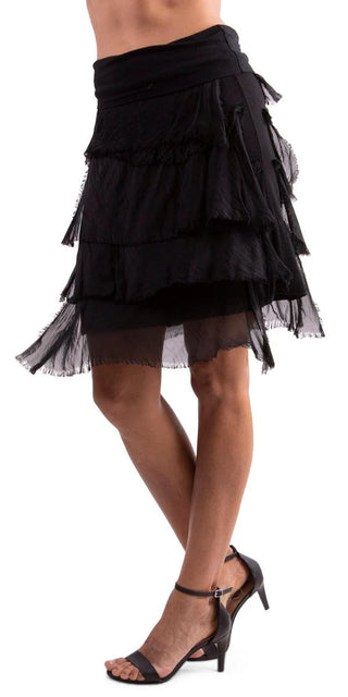 Buy black Gigi Moda Siena Short Skirt