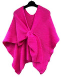 Italian Knit Cozy Warm Poncho with Loop LOOWIE
