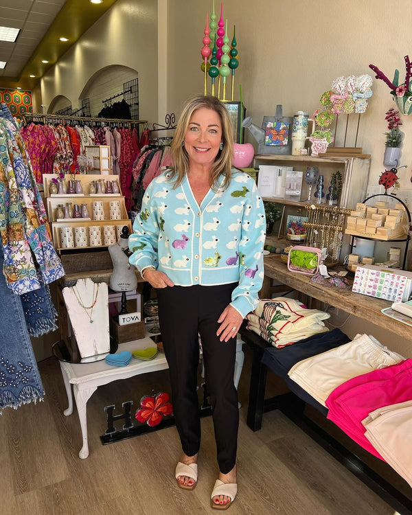Queen of Sparkles Bunny Cardigan