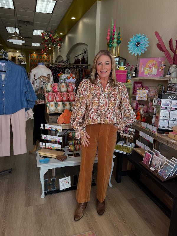 Entro Paisley Blouse