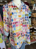 John Mark Swatch Print Blouse