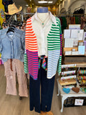 eesome candy stripe cardigan