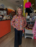 Tru Luxe Besty Balloon Sleeve Blouse