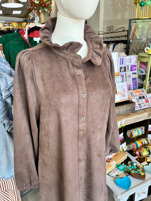 JOH Anthony Suede Dress