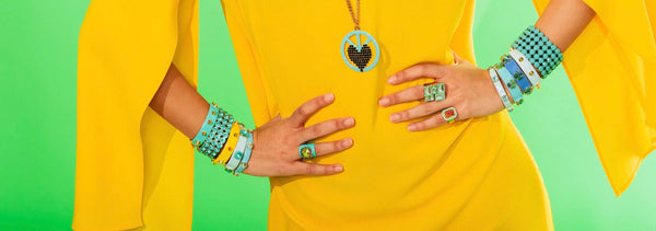 TOVA Jacci Ring in Enamel