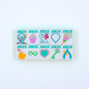 Mahjong Crystal Confetti Purple Tile Set