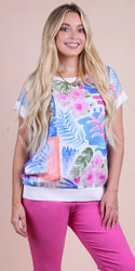 Gigi Moda Pacifica Isola Banded Bottom Top