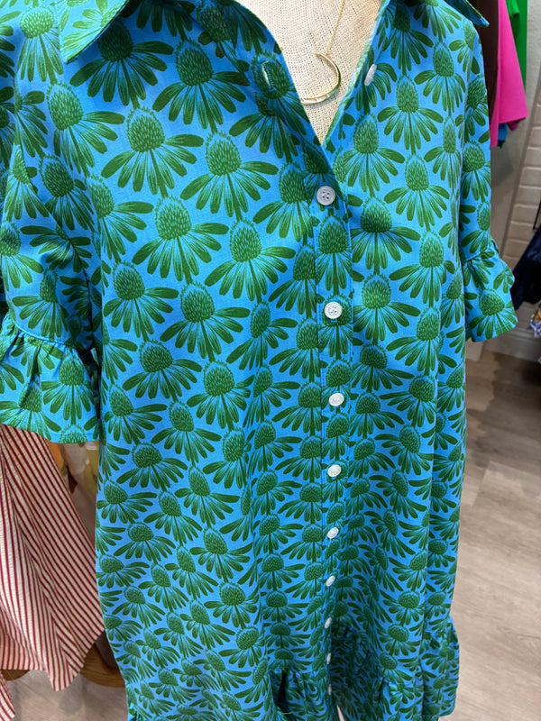 Uncle Frank Liza Cornflower Dress
