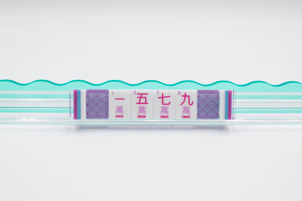 Mahjong Crystal Confetti Purple Tile Set