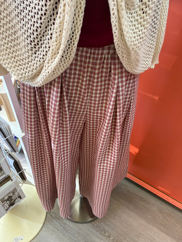 Wishlist gingham wide leg pants
