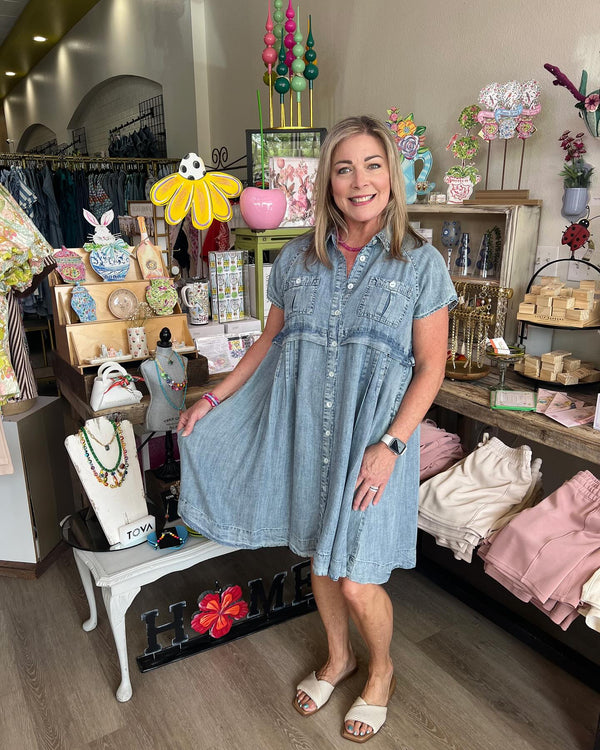 Uncle Frank HollyHock Denim Dress