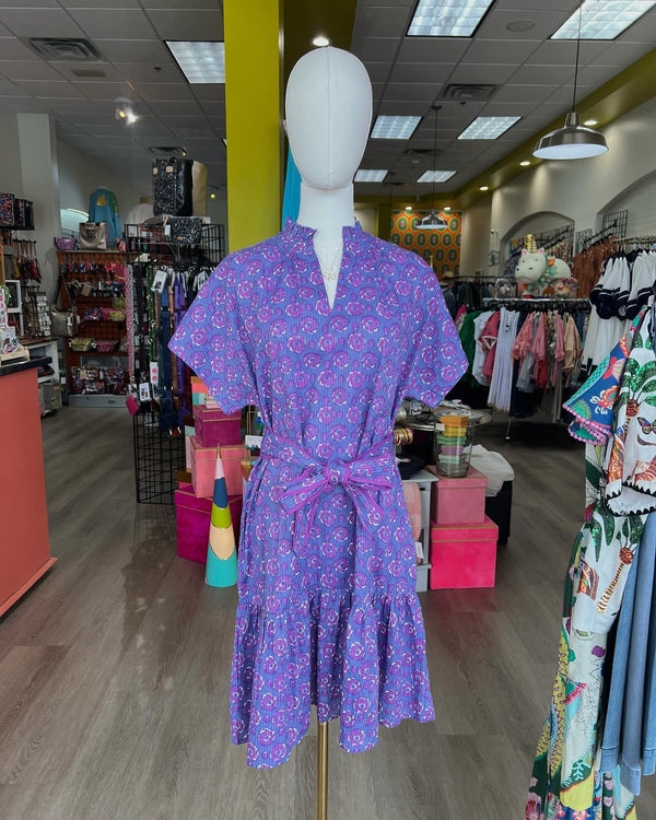 Uncle Frank Kantha Floral Dress
