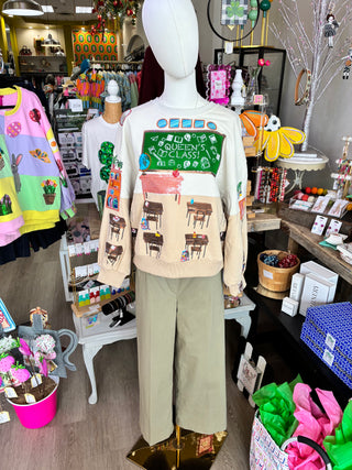 Buy green-tea Thin Her wide leg pant