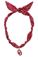 Collegiate Bandana Scarf Necklace