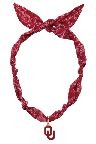 Collegiate Bandana Scarf Necklace