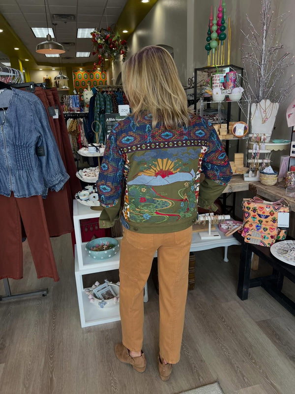 John Mark embroidered jacket