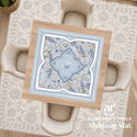 Bluebonnet Trails Mahjong Mat | Texas Floral Blue Boots