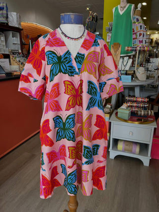 Uncle Frank Butterflies Shift Dress