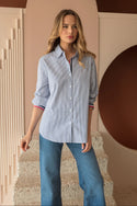 JOH Jasmine Cotton Poplin Top