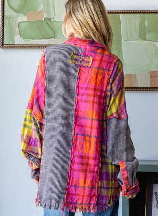 Oli & Hali Bright Plaid Shirt