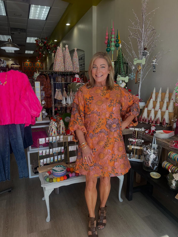 Uncle Frank Grateful Brocade Dress