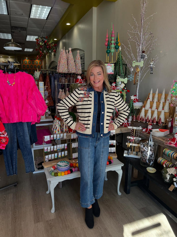 John Mark Kate Stiped Jacket