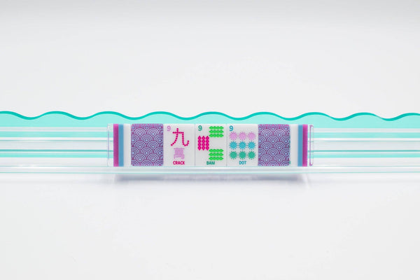 Mahjong Crystal Confetti Purple Tile Set