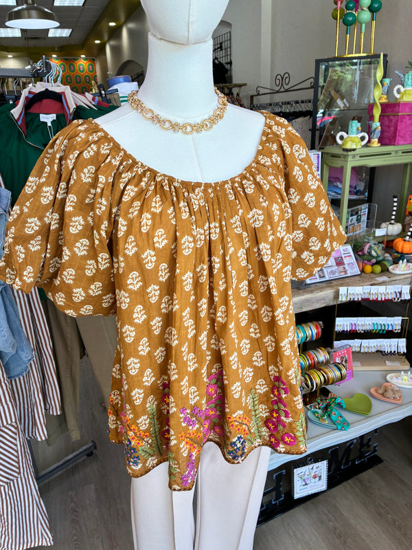Ivy Jane Garden of Flowers Top