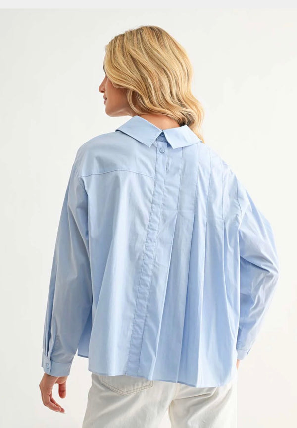 JOH Josh Pleated Top