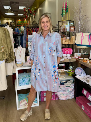 Winton Waits Artist Shirt Dress