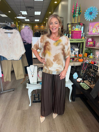 Gigi Moda Carmelina Watercolor Silk Kaftan