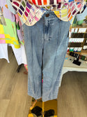 Tru Luxe Addison Wide Leg Crop Jean
