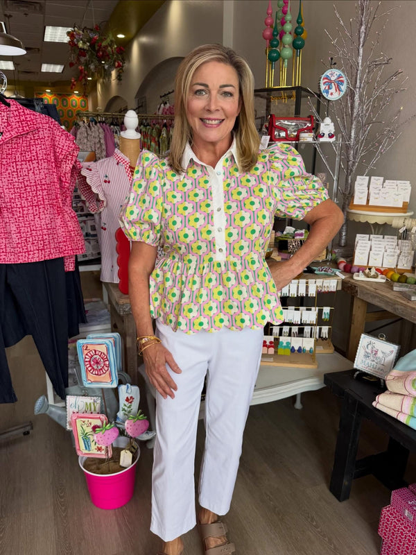 Entro flower power top