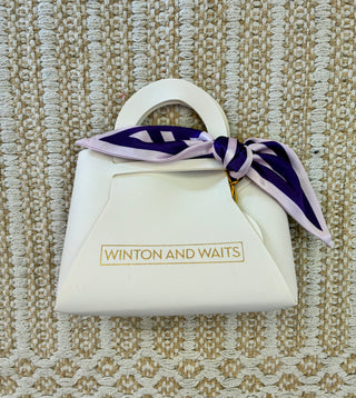 Buy purple-and-lavendar WW Twilly Game Day Scarf