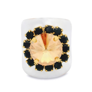 Buy midnight-express-white TOVA Jacci Ring in Enamel