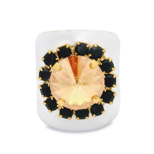 TOVA Jacci Ring in Enamel