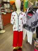 John Mark Cherry On Top Blouse