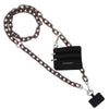 Ice Black Chain with Black Pouch