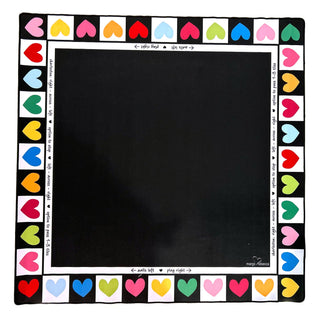 Mahjong Mat - Black Margo Rebecca
