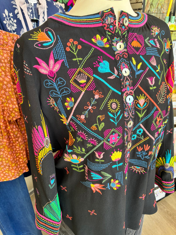 John Mark Cabo Embroidered Tunic