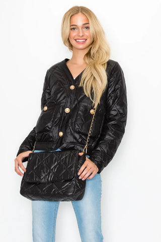 JOH Johya Puffer Jacket w/crossbody bag
