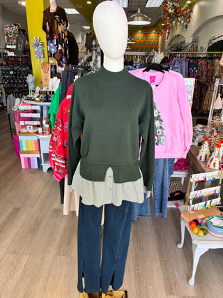 Entro Untucked Pinstripes